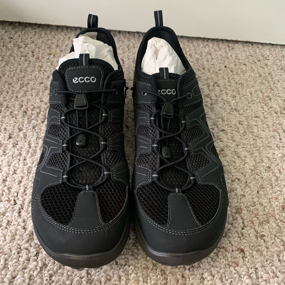 NWT/NIB Black Men’s Ecco Terracruise LT Shoes Sz 11/45 - Picture 2 of 9